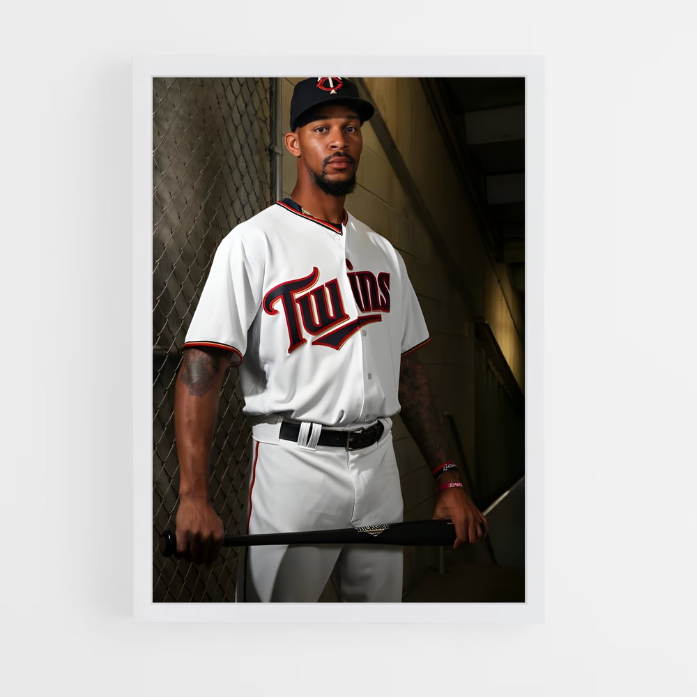 Poster Byron buxton – affiche Baseball (vue 3)